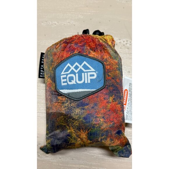 Equip Polyester Portable 1 Person Travel Hammock colorful New - Picture 1 of 3